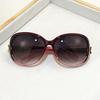 2PCS Fashion Oversized Sunglasses Women Plastic Female Big Frame Gradient Sun Glasses UV400  Mujer