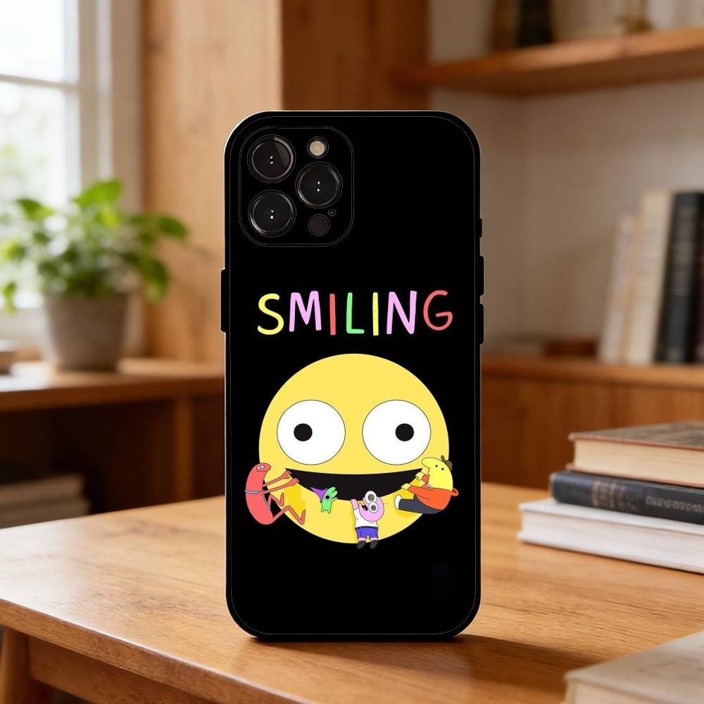 Чехол для телефона S-Smiling F-Friends Pim Charlie для iPhone17,16,15,14,13,12 Plus, Pro Max, XS, 5G, мягкий силикон, черный