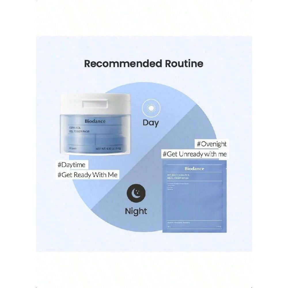 Biodance Cera-nol Gel Toner Pads 140/60pads