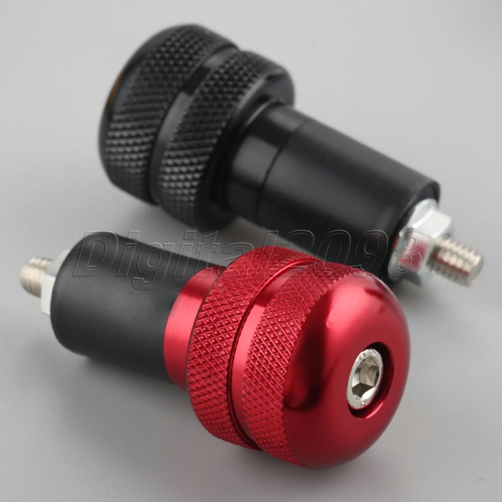 2шт 7/8"; 22 мм мотоциклетный алюминиевый руль, сбалансированная вилка, слайдер, конец ручки, весовые ручки, крышка для Honda Suzuki