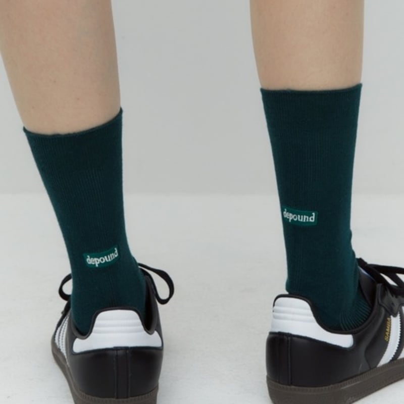 DEPOUND essential rib socks - green