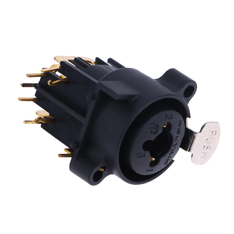 - Combo XLR&6.35mm Jack Connector Panel Mount Chassis Connector For Microphone/MIC/Audio/Video System Zinc Alloy+Pure Copper -