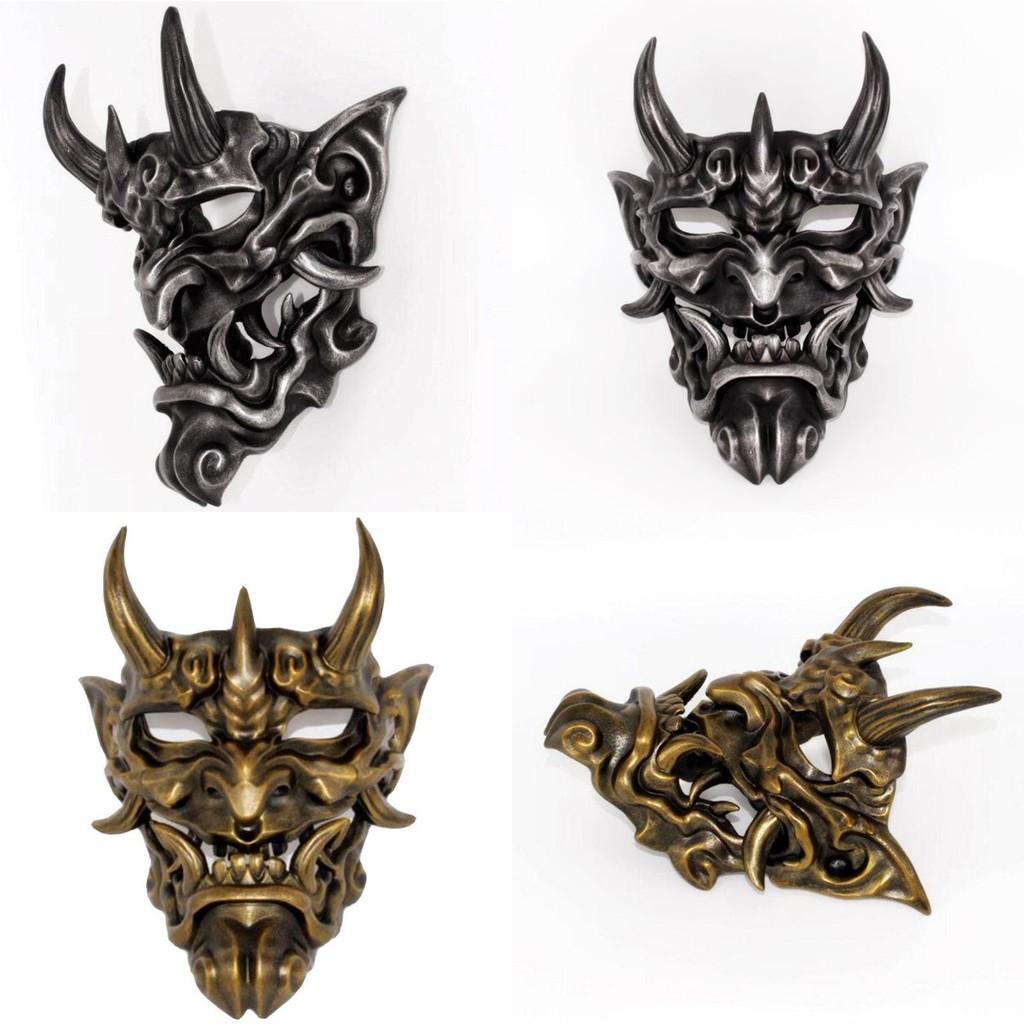 Маска ужаса на Хэллоуин с клыками для костюмированной ролевой игры