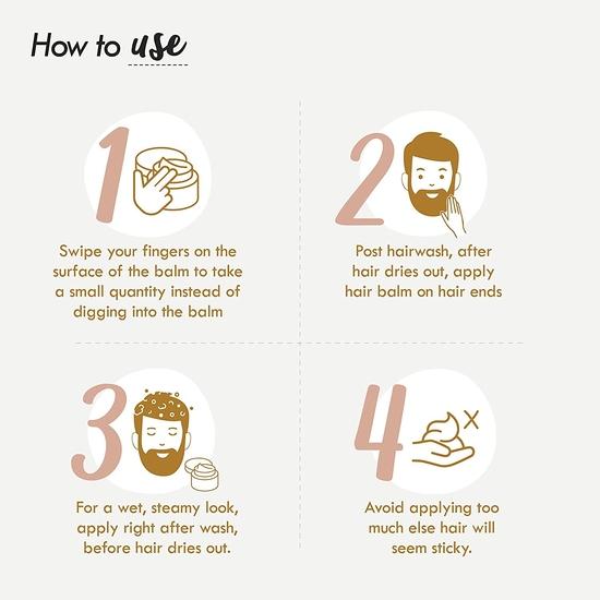 Nat Habit Hibiscus Black Seed Hair & Beard Balm For Hair Growth, Beard Growth - Infused With Hibiscus Leaves (Pack Of 1, 25Ml), 35 Grams