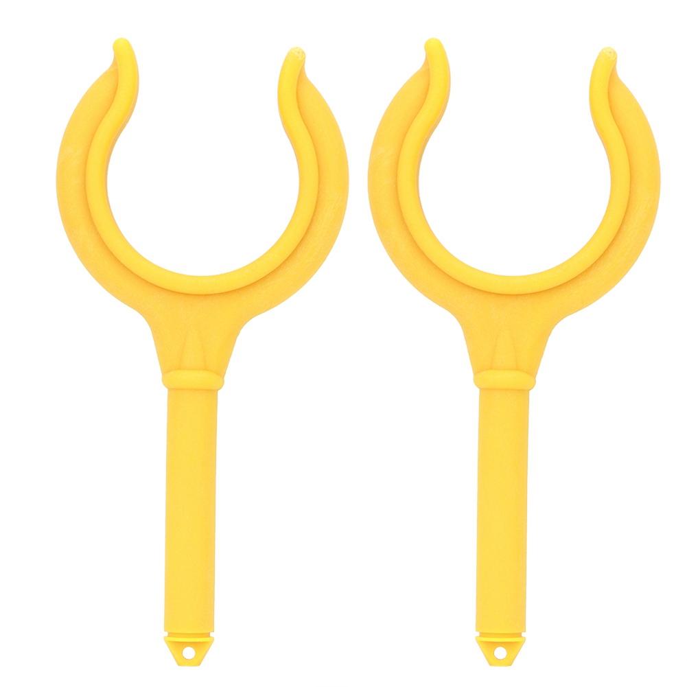 2 шт. Уключины для лодочных весел, держатель для удочки, кронштейн, морские аксессуары для резиновой надувной лодки(желтый)