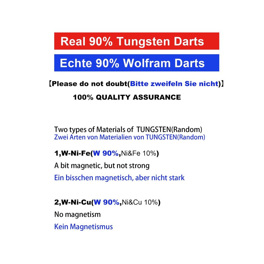 CyeeLife 90% 20g Tungsten Professional Darts