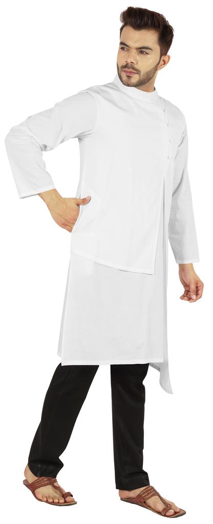 Atasi Индийский дизайнерский Курта для мужской вечерней одежды Однотонный цвет Этнический Длинный