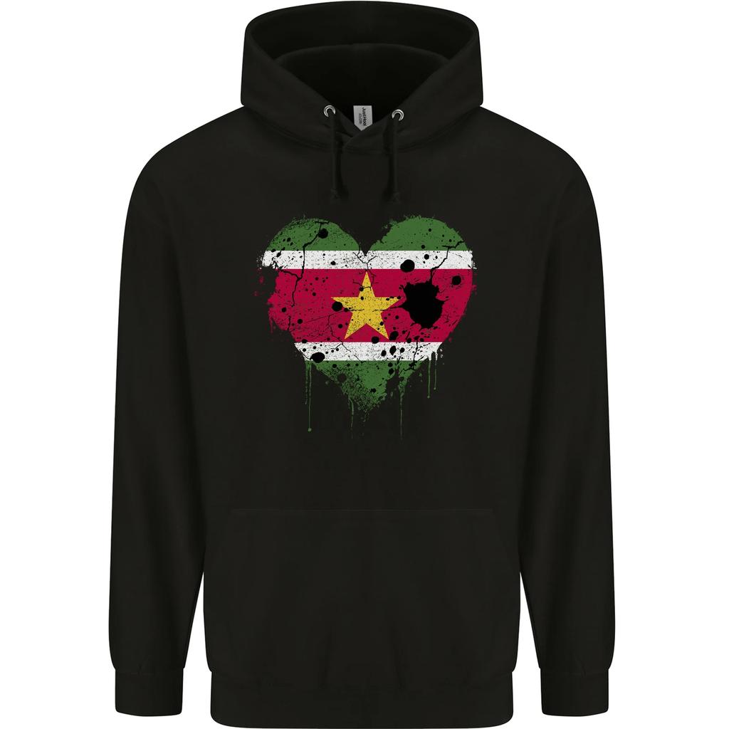 Love Suriname Flag Suriname Day Football Hoodie