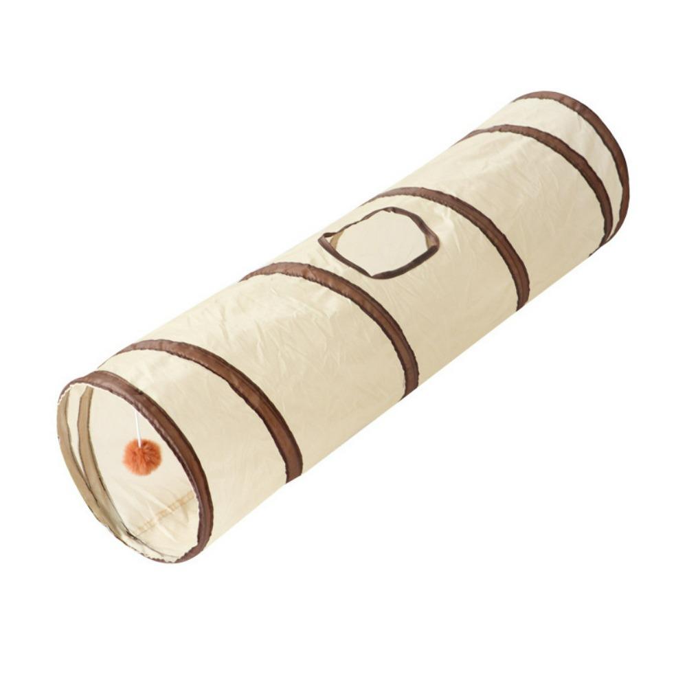 Polyester+Steel Wire Cat Tunnel Tube Foldable Cat Maze Tunnel Portable Pet Fun Play Toy Rabbit