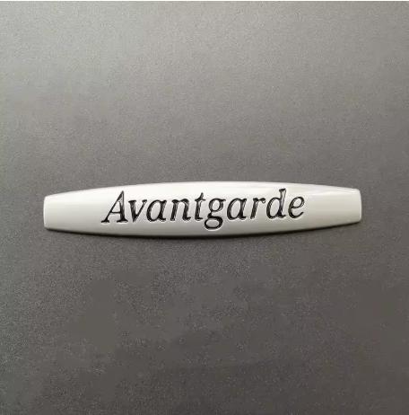 3D Metal Logo Avantgarde Emblem Car Fender Badge For Mercedes O7 W205 W211 W212 W203 W204 Avantgarde Sticker Accessories YT7