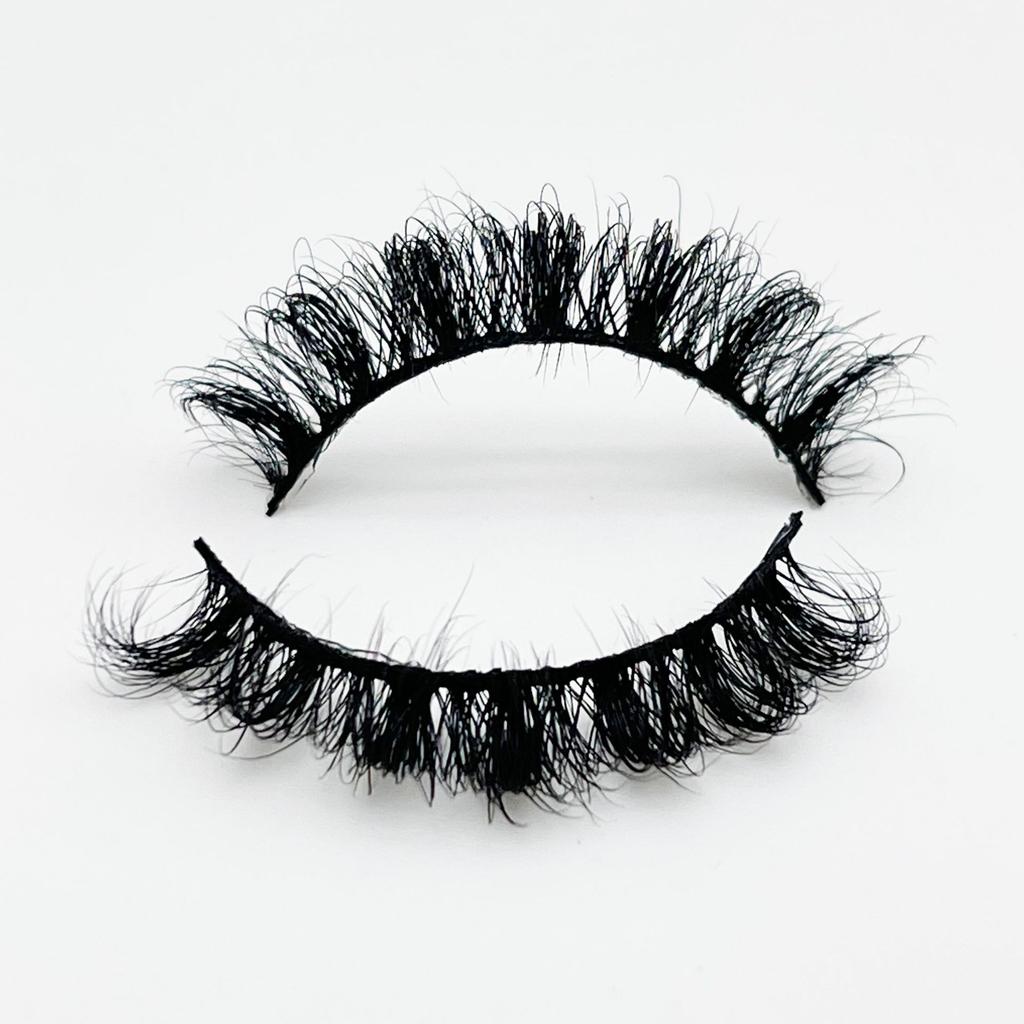 Новый продукт 15 мм норковые вьющиеся жареные ресницы европейские и американские Ближний Восток короткие ресницы натуральные мягкие русские завитки накладные ресницы