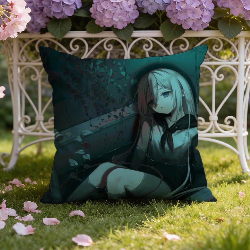 M-Mirai N-Nikki Чехол на подушку для дома и автомобиля, двусторонний: Двусторонняя конструкция для максимального комфорта