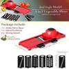 MYVIT Vegetable Cutter with Steel Blade Slicer Potato Peeler Carrot Cheese Grater Vegetable Slicer Kitchen Accessories
