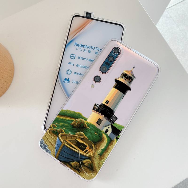 Чехол для телефона YNDFCNB Lighthouse Print Bird Seagull для Redmi Note 5 7 8 9 10 A K20 pro max lite для Xiaomi 10pro 10T