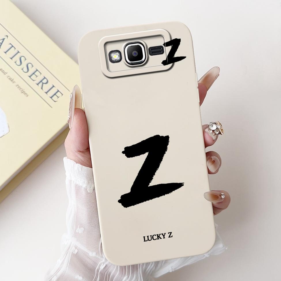 For Samsung J2Prime G532F G532G Cover For Samsung Galaxy J2 Prime Case Simple Fashion Letters A-Z Pattern Design Silicone Bumper