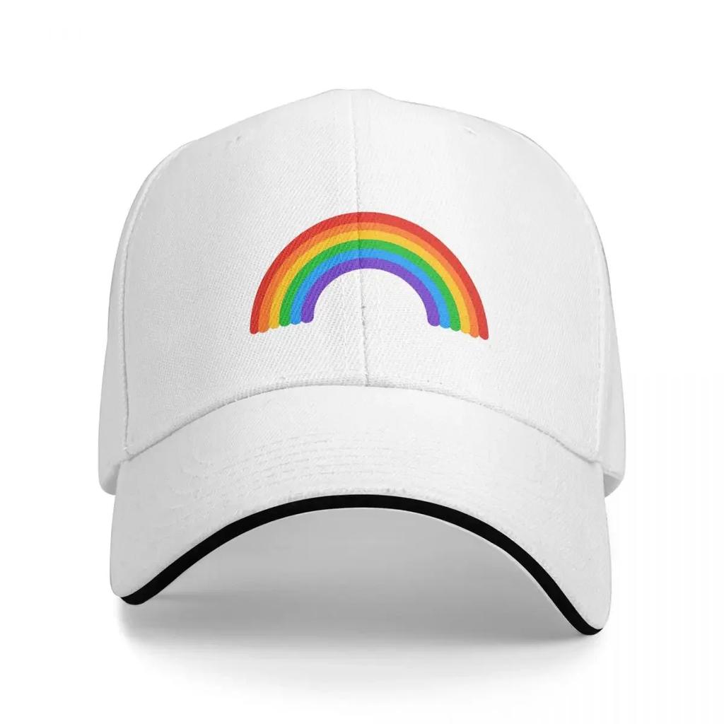 Cute Rainbow HAPPY PRIDE Cap Fashion Casual Baseball Caps Adjustable Hat Hip Hop Summer Unisex Baseball Hats
