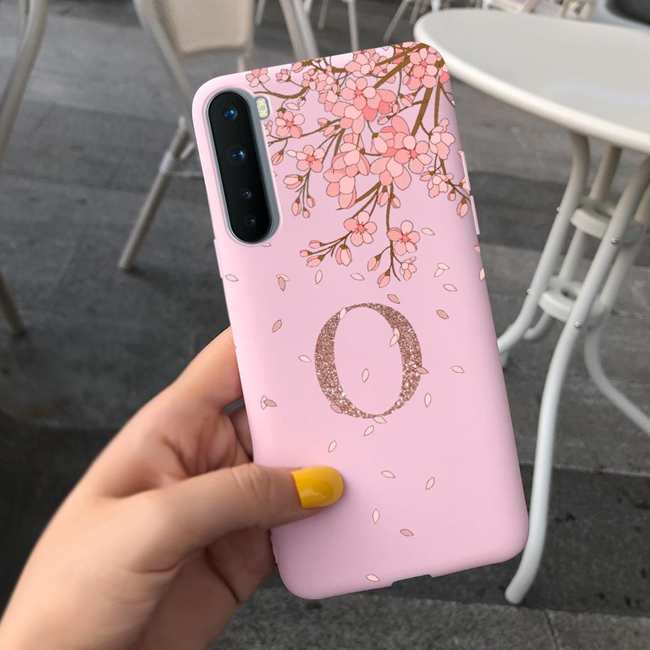 For Oneplus Nord Case AC2001 AC2003 Phone Cover Fashion Crown Letters Slim Matte Capa Soft Funda For One Plus Nord 1+Nord Bumper