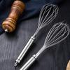 Stainless Steel Egg Beater Household Kitchen Tools Egg Cream Whisk Manual Mixer Kichen Accessories