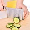 2 шт. Нержавеющая сталь Картофелерезка Измельчитель Овощи Фрукты Фигурный Гофрированный Слайсер Ингредиент для Яичного Салата Резак Кухонный Гаджет