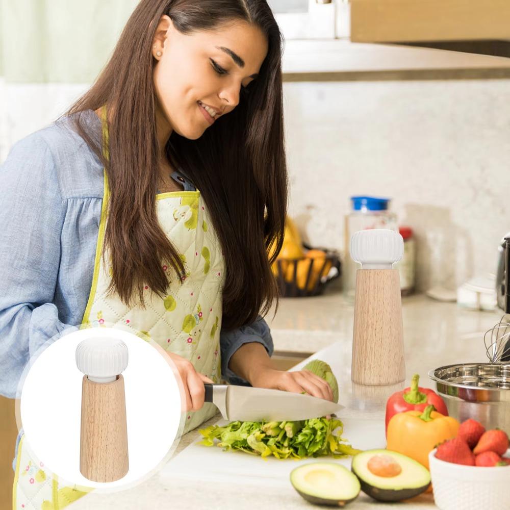 Oak Pepper Salt Grinder Nordic Style Spice Grinder Kitchen Seasoning Tools Pepper Mill Restaurant