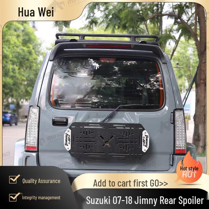 Suzuki Jimny 2007-2018 Задний спойлер Легкая установка (Не требуется сверление)