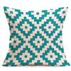 Luxurious Resistant Scatter Waist Throw Pillow Case With Timeless Geometric Design