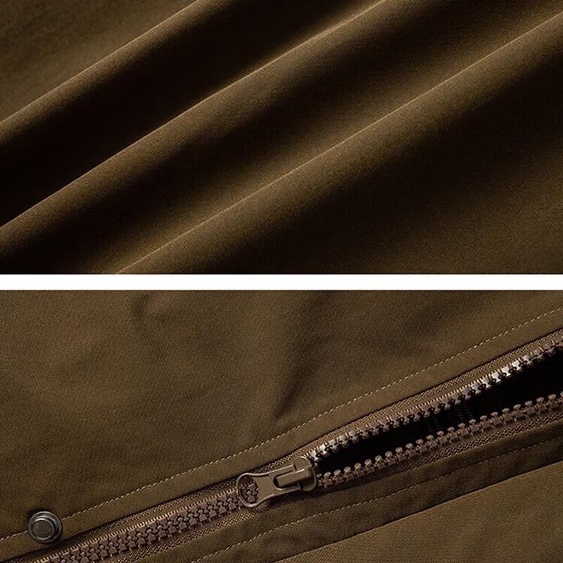 NASA MARVEL Men's Plus Size Plush Lined Turn-Down Collar Jacket