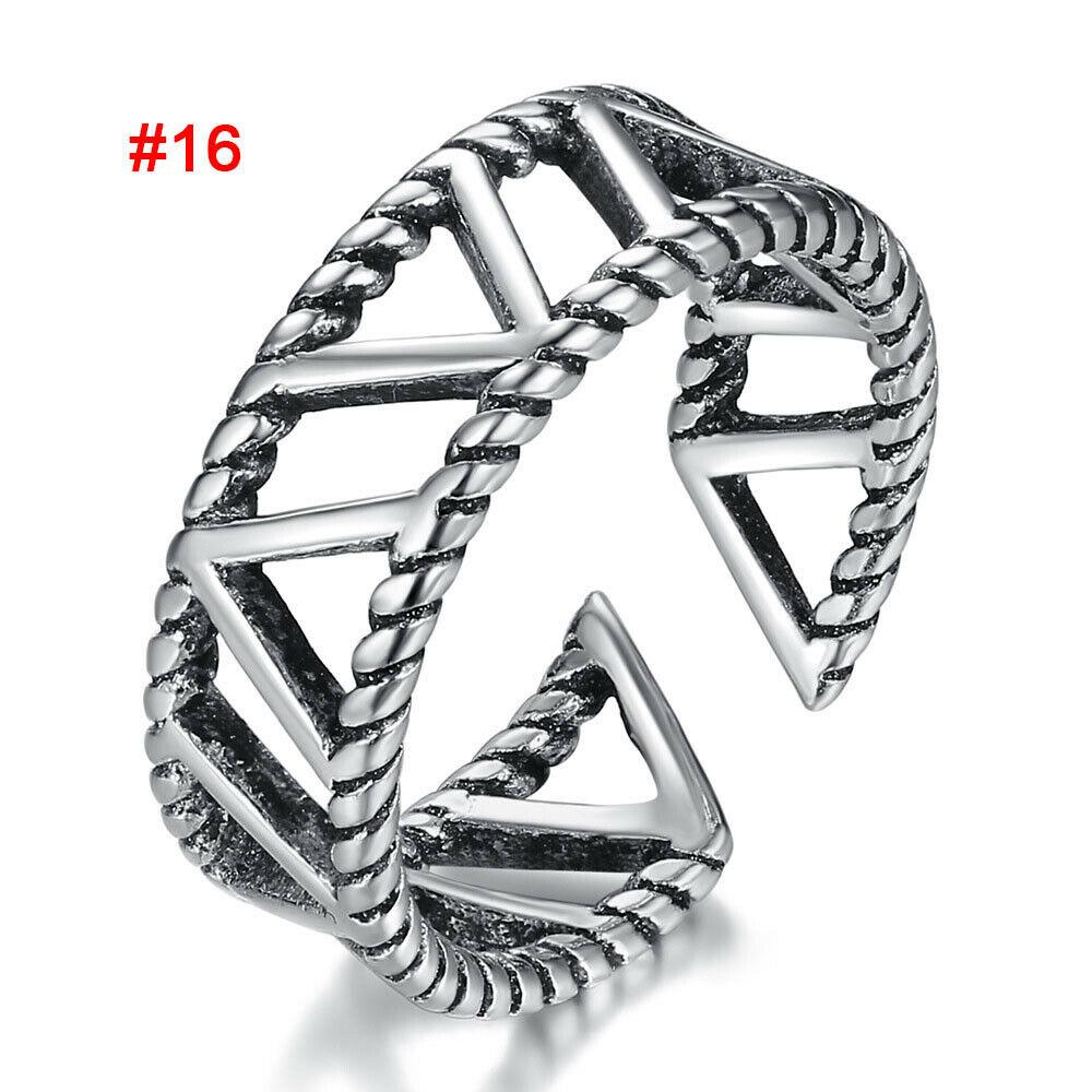 Thumb Rings Ladies Mens Toe Rings Adjustable Open Band Simple Exquisite Womens Ring