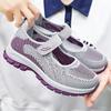 Shoes Women's New Mesh Walking Shoes Flying Woven Breathable Shoes Velcro Women's Shoes