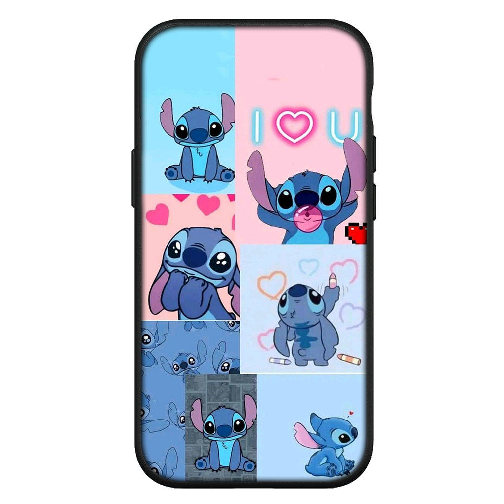 Чехол для iPhone 16 15 Xiaomi Redmi Note 14 13 12 11 Pro Max X 16e Samsung Galaxy S25 S24 S23 Moto OPPO Huawei Лило Стич Аниме Розовый Чехол для телефона