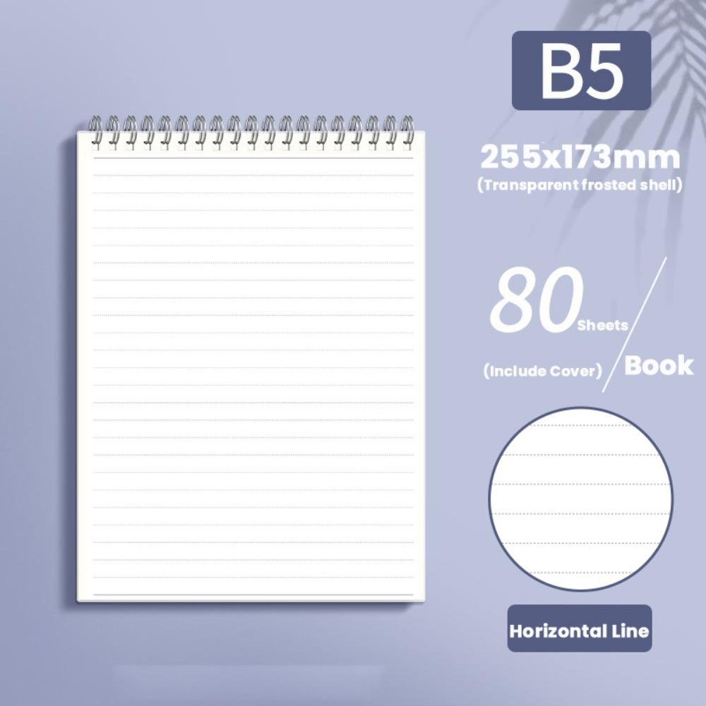 Блокнот на пружине A5/B5/A4 в клетку/пустой/в горизонтальную линию, скетчбук, блокнот, подарок для студентов