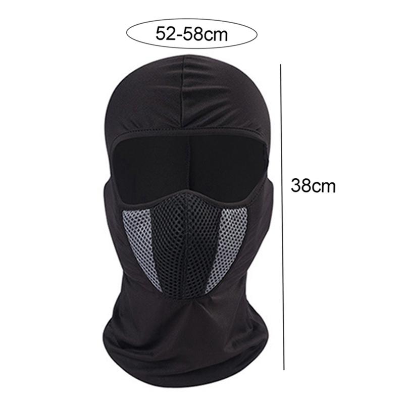 Summer Women Men Breathable Motorcycle Headgear Riding Mask Headgear Dustproof Sun Protection Sports Fishing Neck Mask