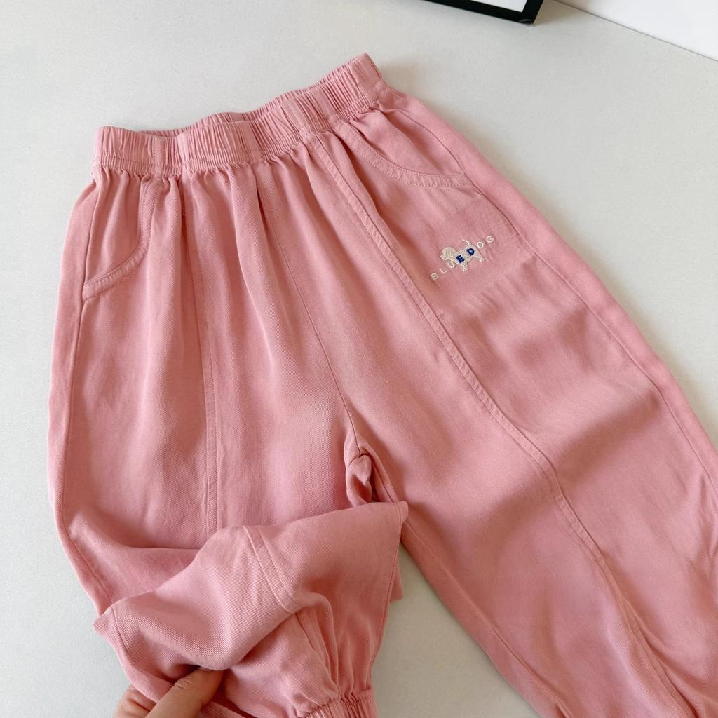 Soft Tencel Cotton Kids Anti Mosquito Pants Summer Unisex Baby Trousers