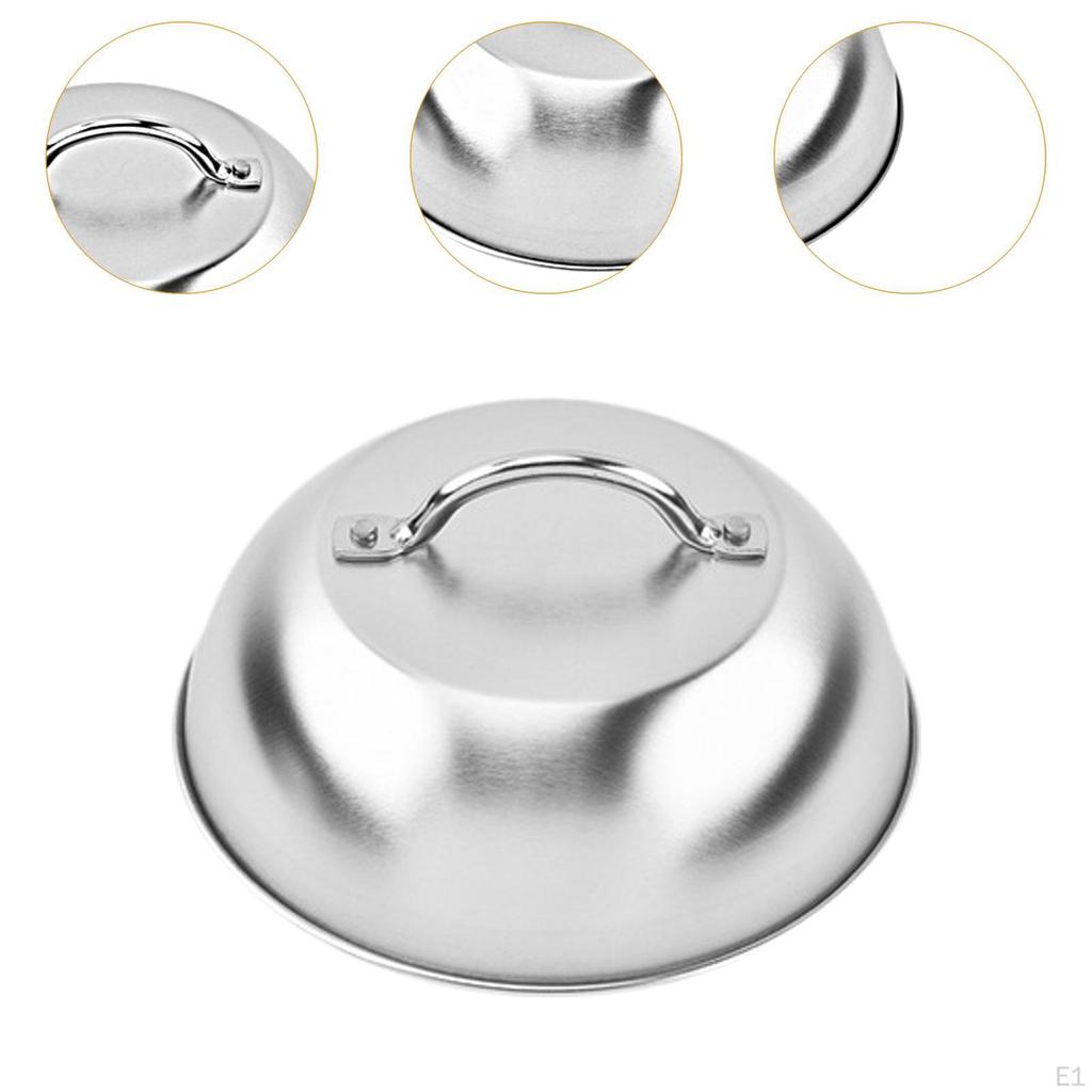 Крышка для плавления сыра, прочная крышка для гриля, нержавеющая сталь для бургеров