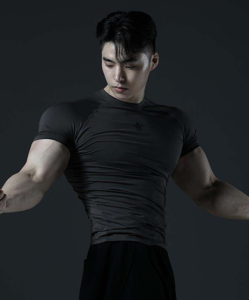 CARMID Compression Short Sleeve [Dark Gray]