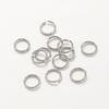 20-50pcs/bag 14K 18K Gold Twisted Open Jump Ring Split Connect Round Ring For DIY Jewelry Handmade Wholesale Making Accessories