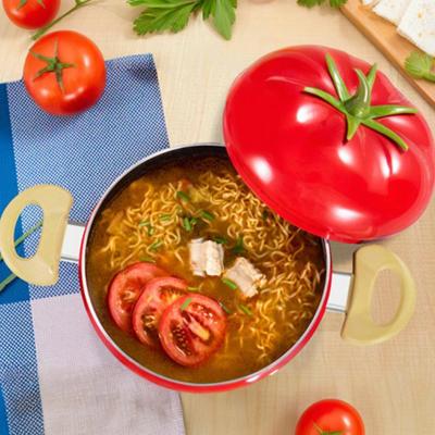Кастрюля с антипригарным покрытием, молочная кастрюля, банка для пасты, кокотница в форме помидора для тушения, жарки и варки, симпатичная электрическая сковорода в форме овощей