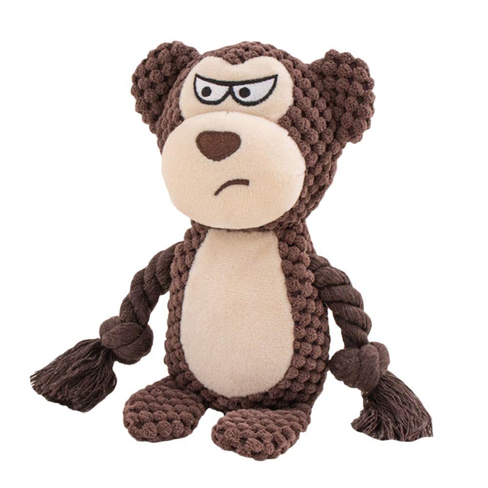 Interactive Puppy Chew Toy Plush Squeaky Plush Dog Toys Funny Pet Chew Toys Cat