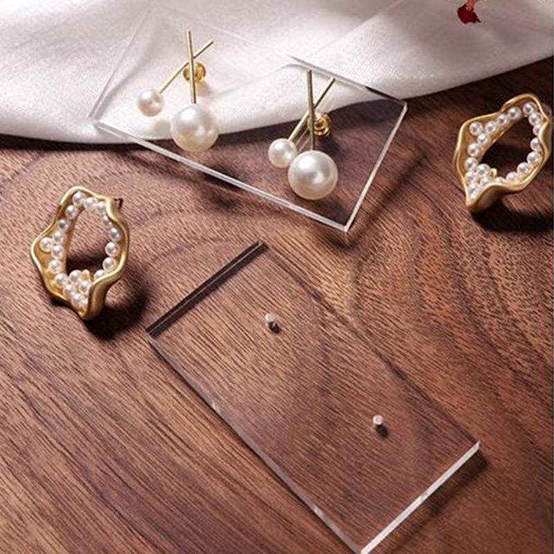 1 шт. акриловая прозрачная демонстрационная доска для сережек-гвоздиков