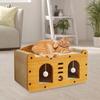 Sturdy Cat Scratching Board Non-Slip Cat Scratching Nest Play Balls Vertical Crawler  Villa