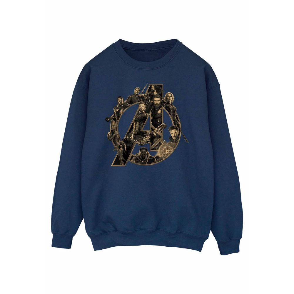 Avengers Infinity War Mens Logo Sweatshirt