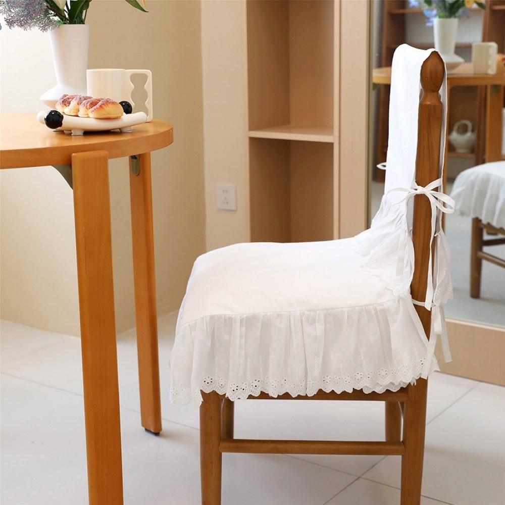 White Chair Back Cover Household Chair Backrest Cover Simple Chair Covers Wedding Decoration