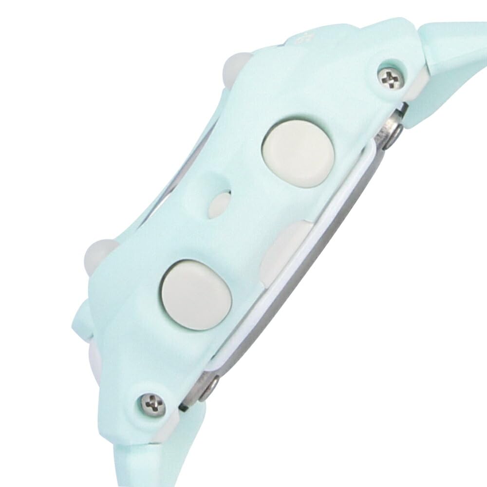 Casio Женские цифровые часы Baby-G серии BG-169, смола, нержавеющая сталь, мятно-белые, BG-169U-3