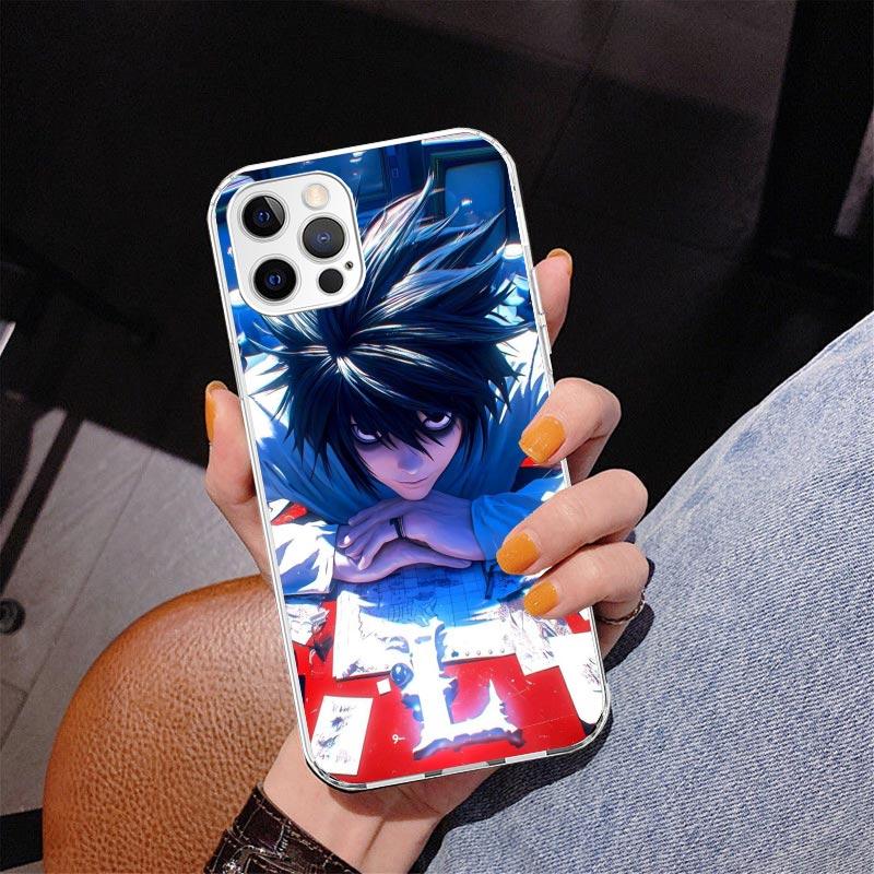 Чехол для телефона N-Note D-Death L Lawliet Для iPhone 17 Air 16 Pro Max 16E 15 + 14 Plus 11 12 13 Mini 7 8 SE Подарок Чехол с принтом Fundas