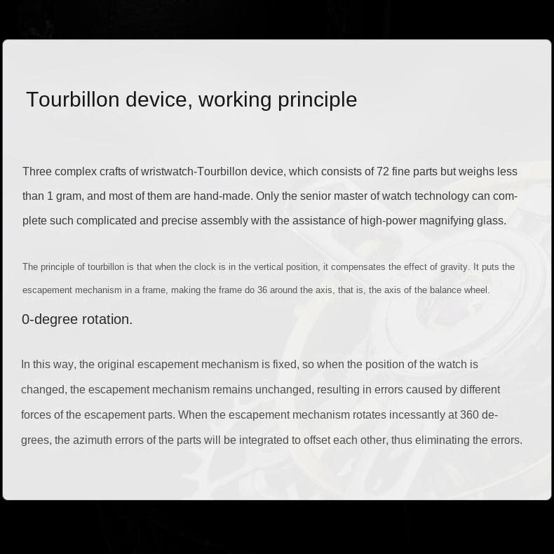 JINSHIDUN Брендовые часы Tourbillon Brick Механические часы Модные трендовые мужские часы