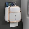 Waterproof Wall Mounted Tissue Toilet Paper Holder Paper Shelf Tray Roll Tube Storage Box Creative Tissue Box