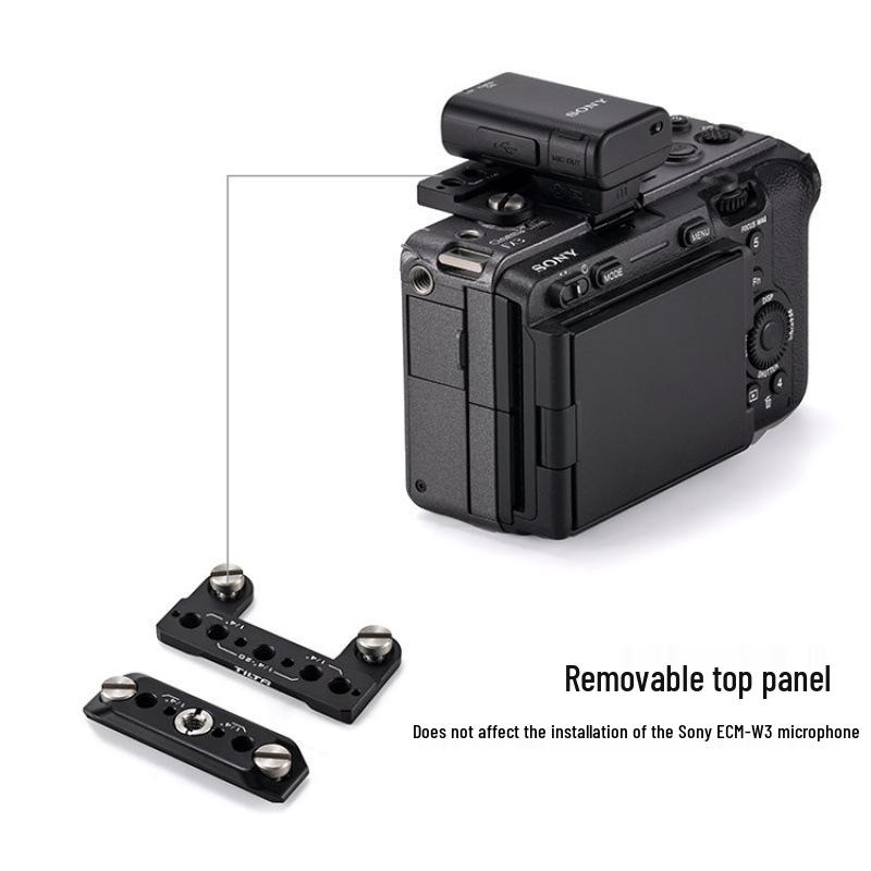 TILTA Iron Head Rabbit Cage for FX3/FX30: Quick Release, Detachable, Multi-Function Expansion Top Plate.