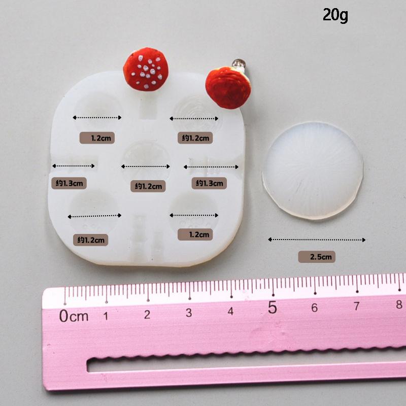 2 шт./набор мини-гриб силиконовая форма ультралегкая глина смола глина мягкая керамика своими руками миниатюрный гриб быстрый инструмент для моделирования