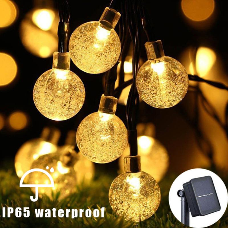 200 LED String Light Outdoor Solar Fairy Tale Light 12M IP65 Waterproof Garden Christmas Decoration Courtyard Holiday Party Atmosphere Light