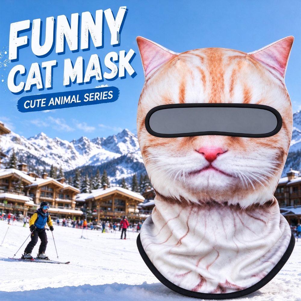 3D Animal Balaclava Husky Full Face Cover Cute 3D Mask Outdoor